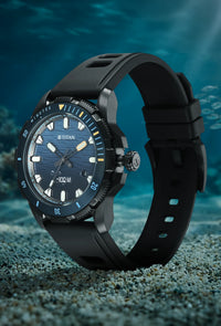 Titan Zero Hour Diver's FKM Strap Watch