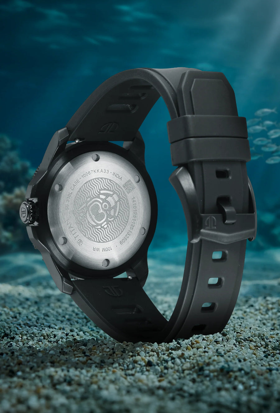Titan Zero Hour Diver's FKM Strap Watch