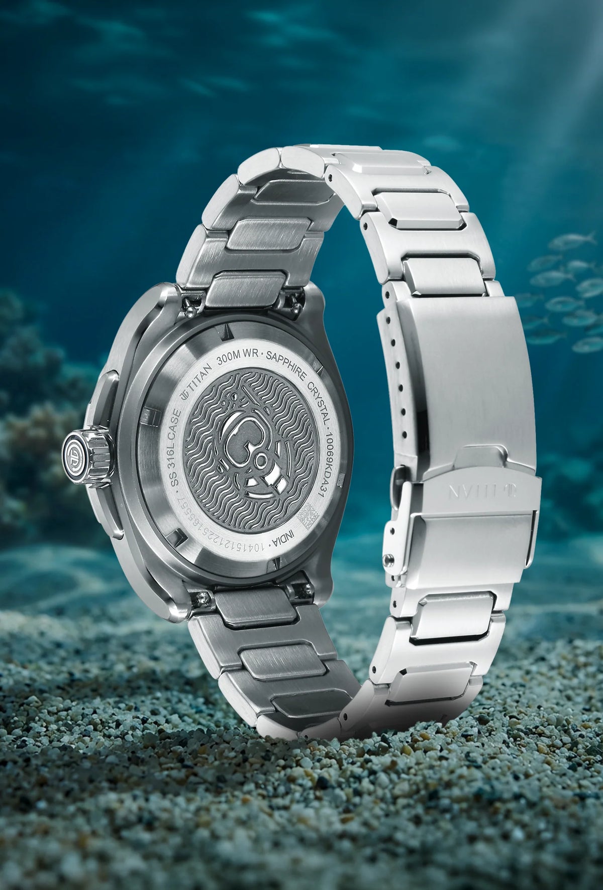 Titan Zero Hour Diver's Analog with Date Watch