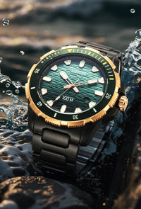 Titan Zero Hour Diver's Green Dial Watch